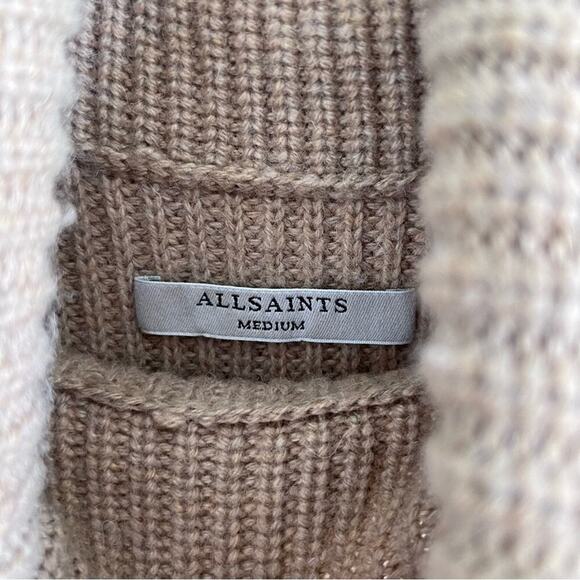 All Saints Jago Roll Neck Chunky Sweater - Picture 6 of 10